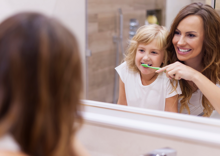 morning lesson brushing teeth with mommy 2 1